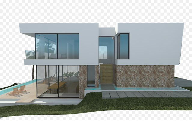 Side view construction project Penyes 96 Cala Pi